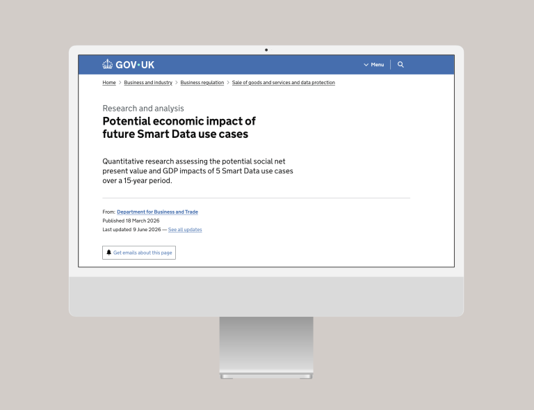 New report: Understanding the costs and benefits of Smart Data use cases 